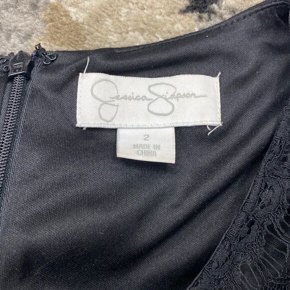 Jessica Simpson Long Sleeve Dress with lace - Picture 5 of 6